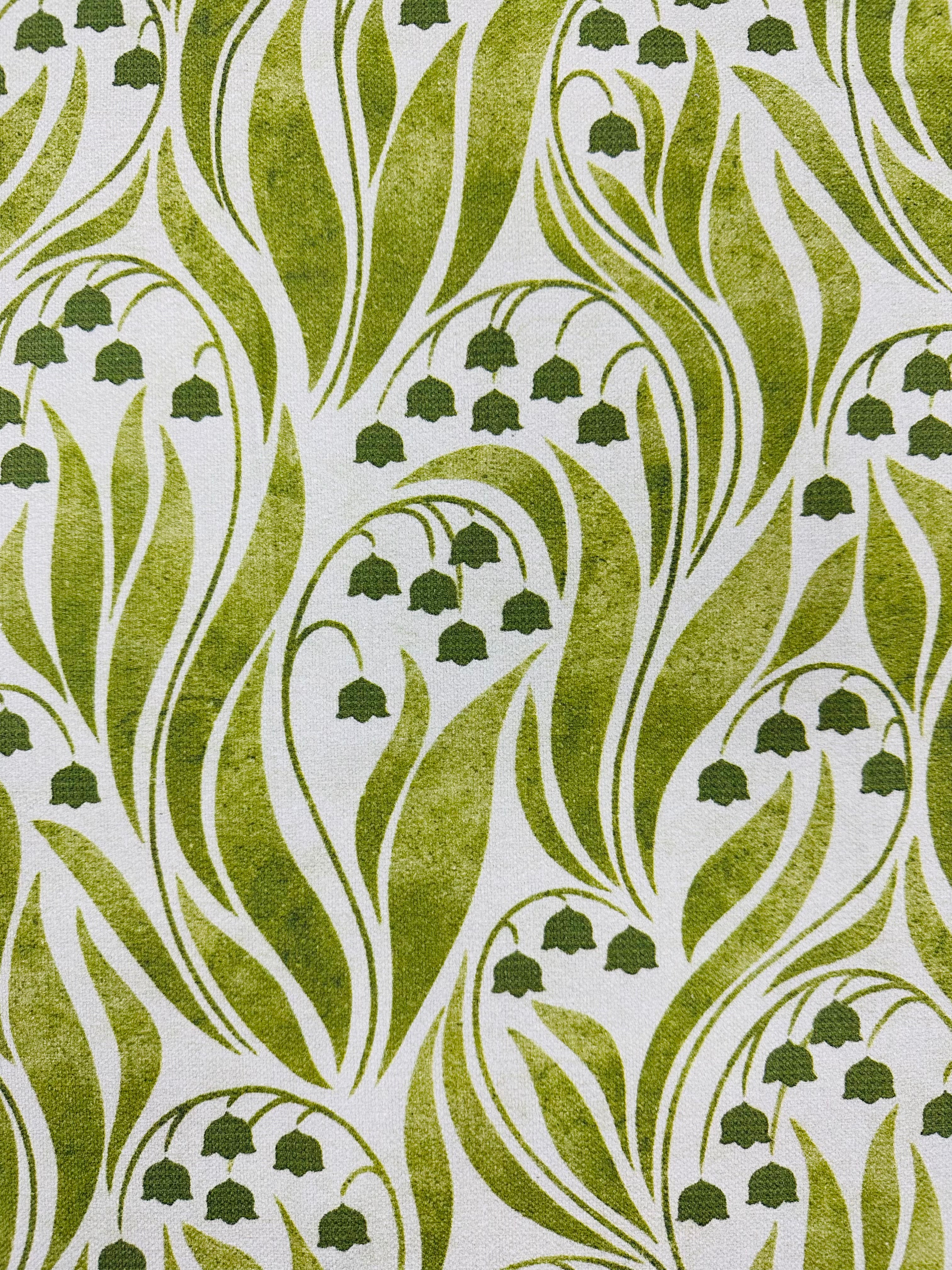 lily flower fabric Lily of the Valley