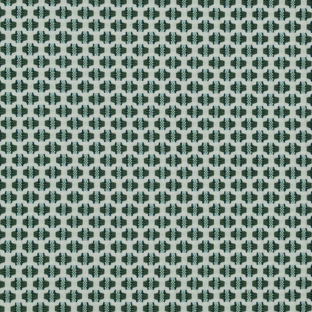 blue, green, geometric fabric by the yard