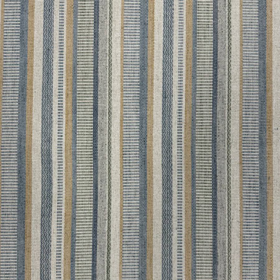 multi-colored striped fabric by the yard