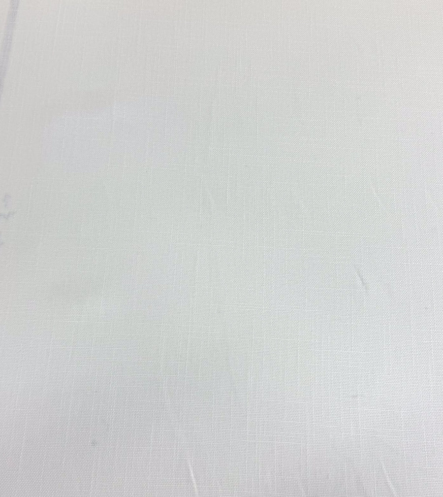 white linen drapery fabric by the yard