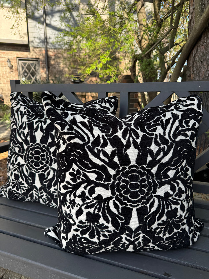 Flower Child Embroidered Pillow