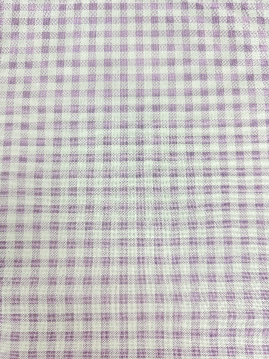 lavender, purple, white, checkered, gingham, drapery, bedding, upholstery fabric