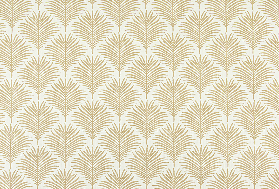 Fabric with palm leaf pattern