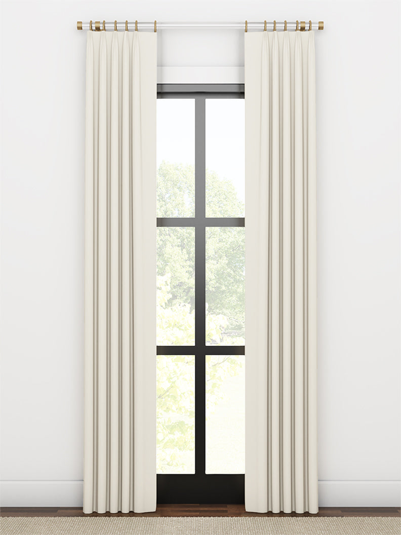 Lenore Linen Panels - Snow