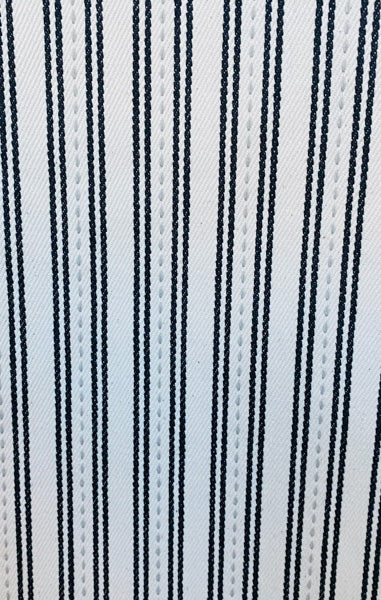 black and white striped slipcover fabric by the yard