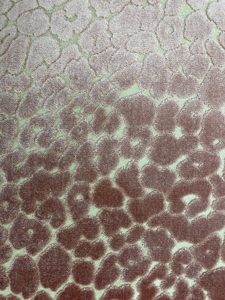 light pink, blush, velvet, upholstery fabric by the yard