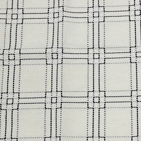 Square Stitch - Black on White