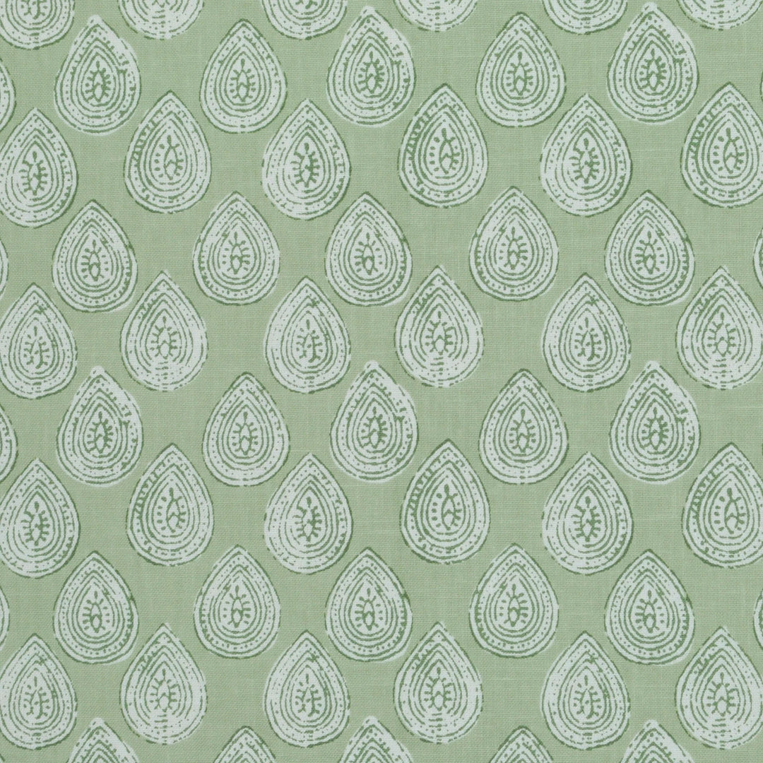 green tear drop pattern