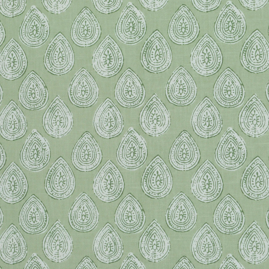 green tear drop pattern
