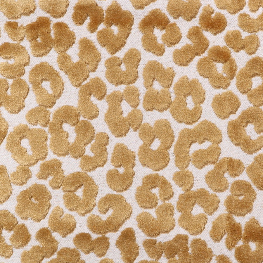 gold, cheetah, velvet, upholstery fabric by the yard