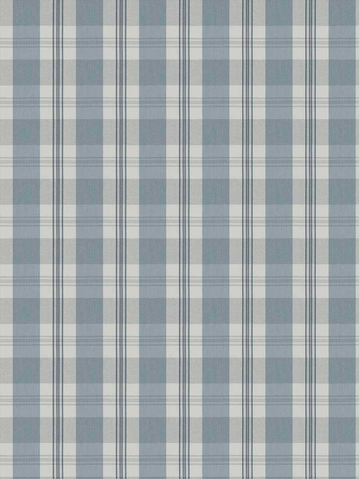 gingham, check, plaid, upholstery, drapery, bedding, blue, fabric by the yard