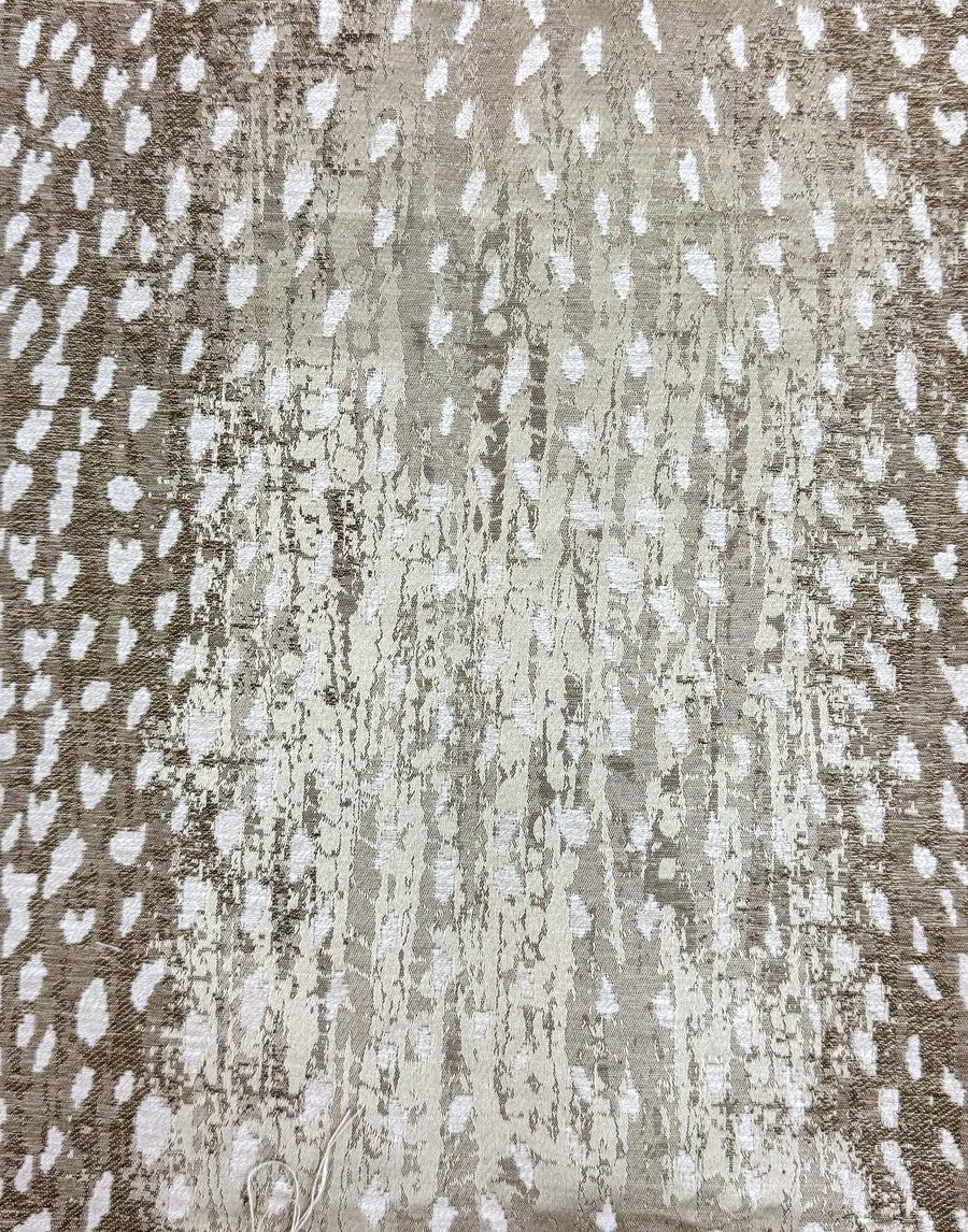 brown textured animal print fabric