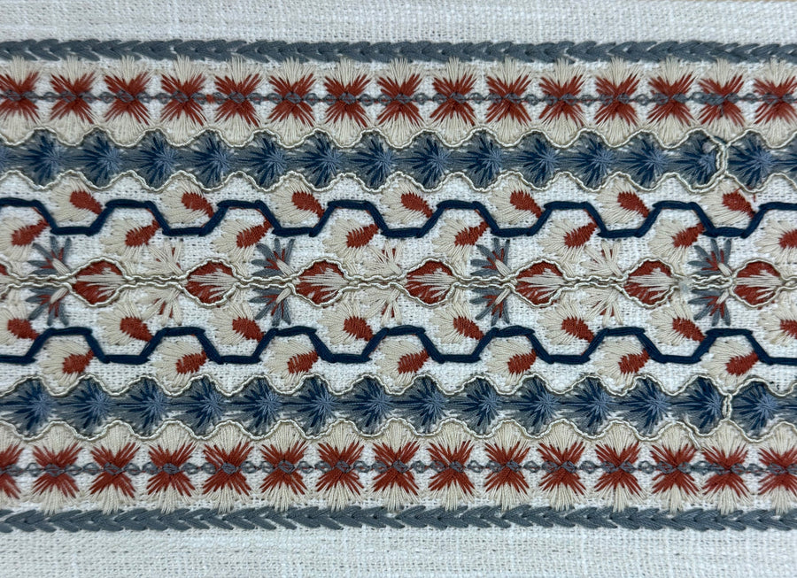 patterned and embroidered tape trim