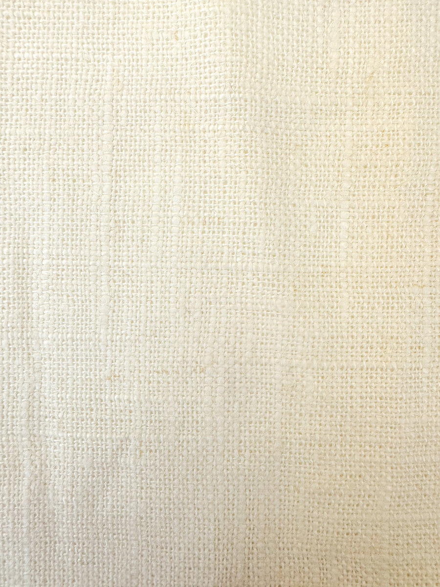 ivory, linen, drapery fabric, bedding fabric, pillow fabric