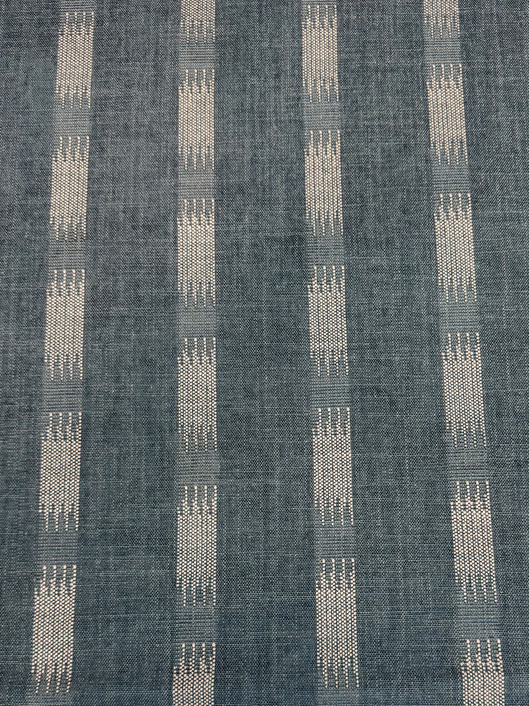 blue striped fabric by the yard