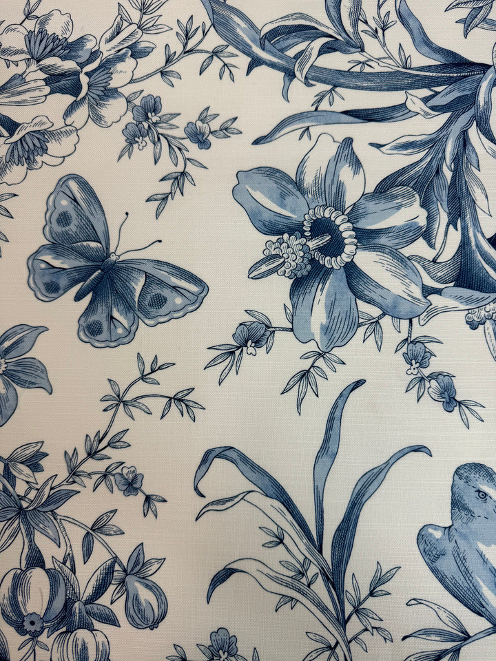 Audubon in Sapphire Kaufmann Floral Print