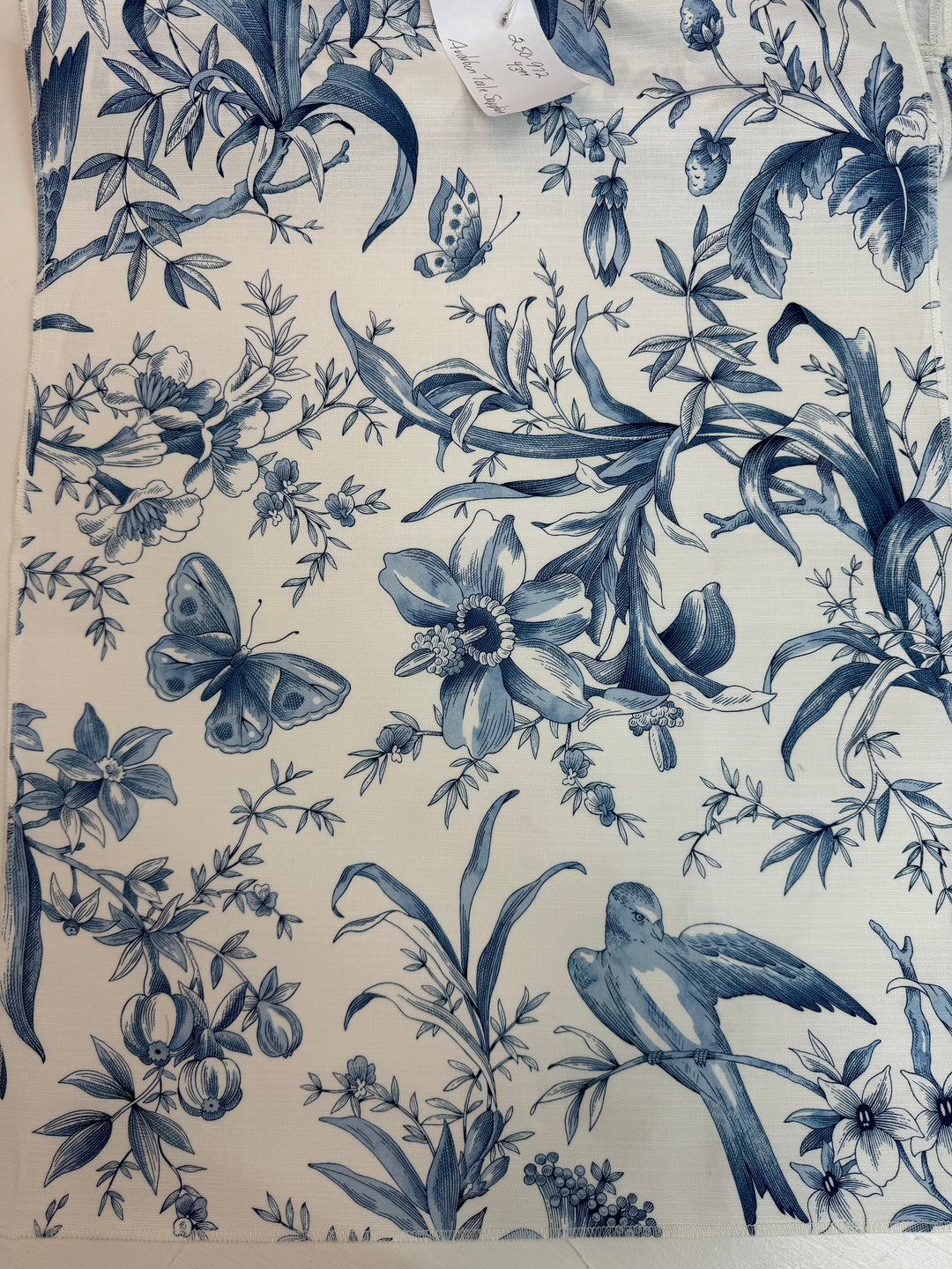 Audubon in Sapphire Kaufmann Floral Print