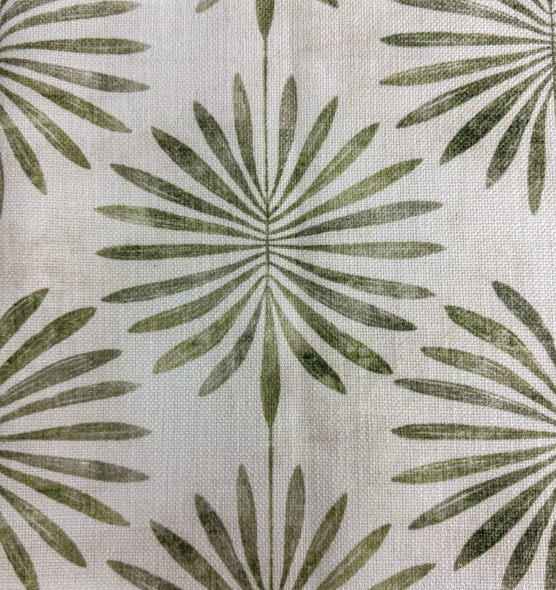 green floral fabric by the yard