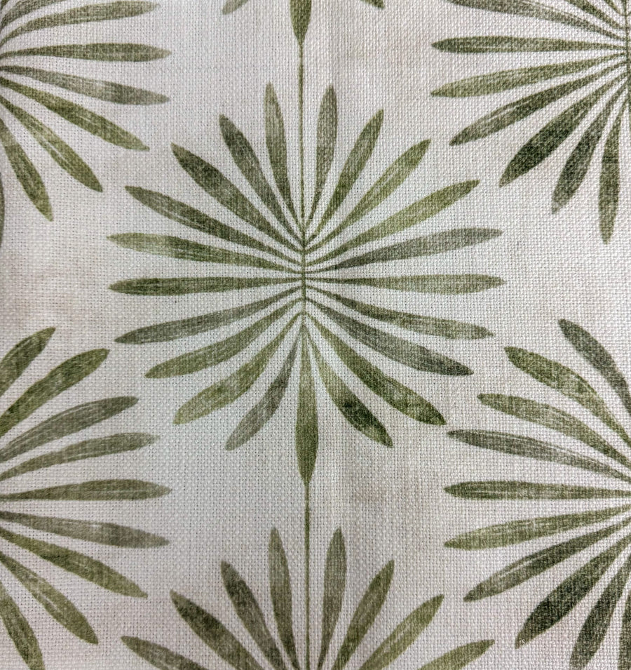 green floral fabric by the yard