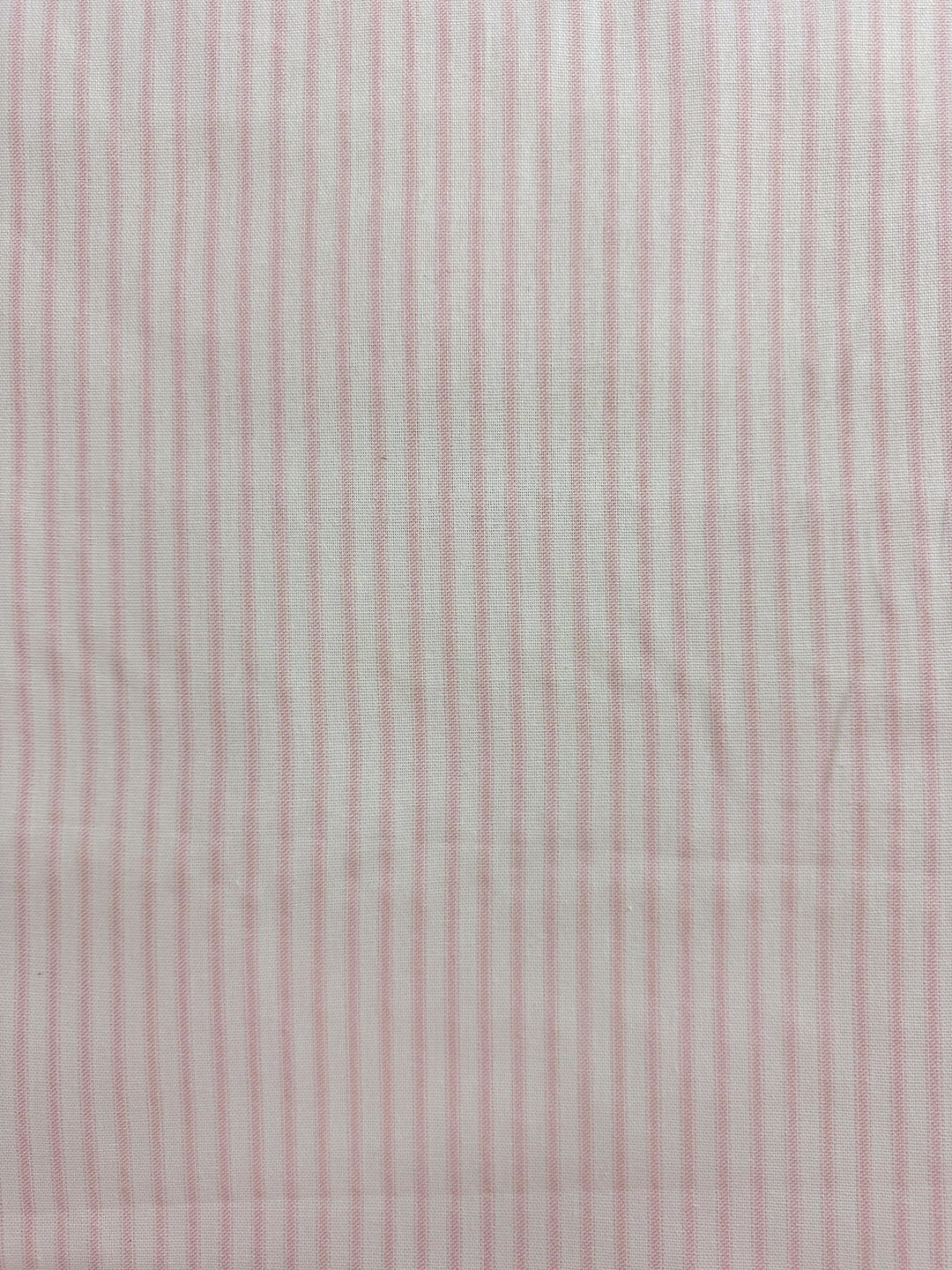 pink and white ticking stripe