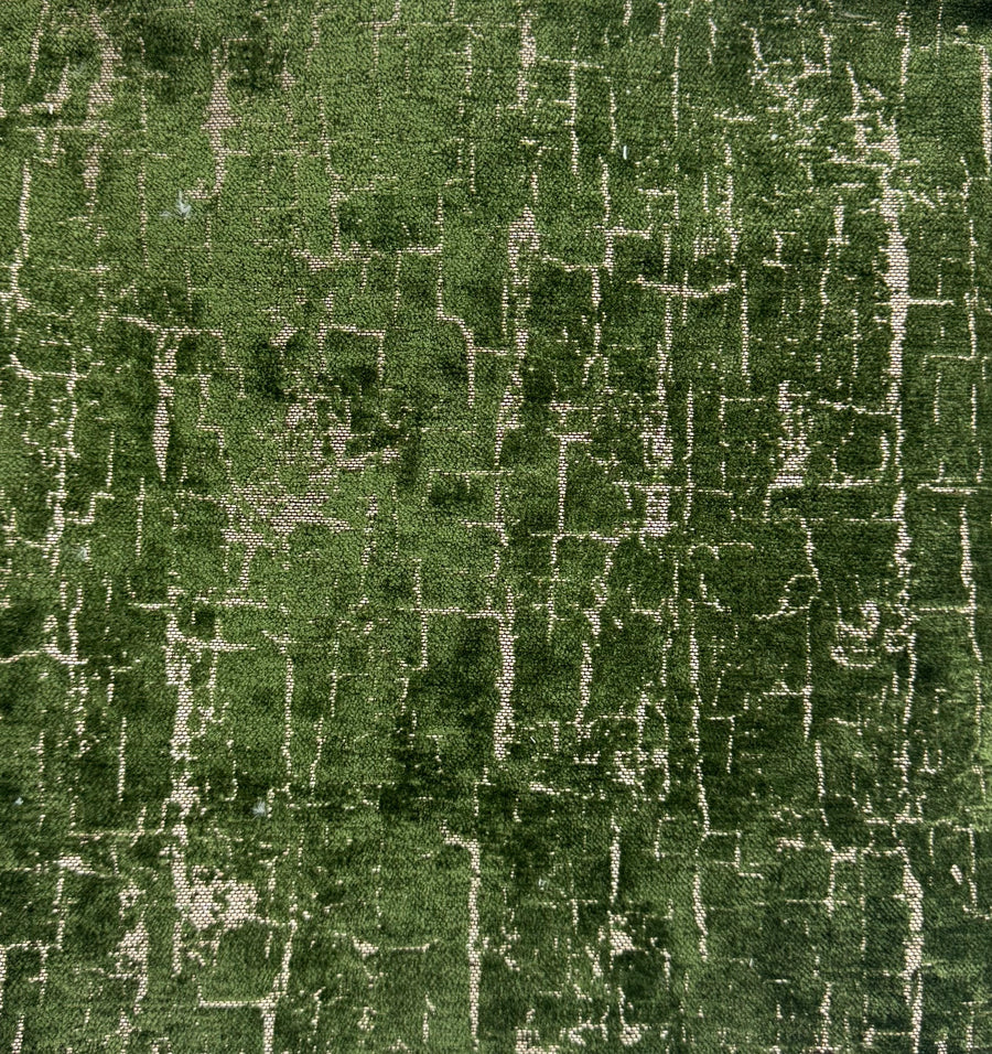 green textured fabric