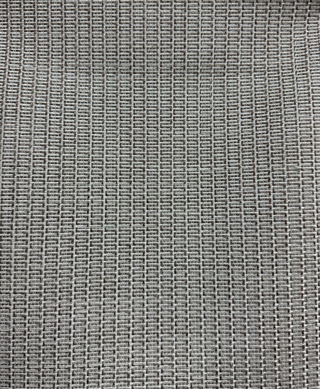 textured geometric brown and white fabric