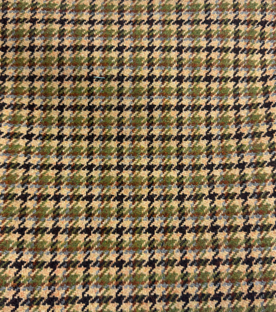 Plaid pattern with green, brown, and beige colors