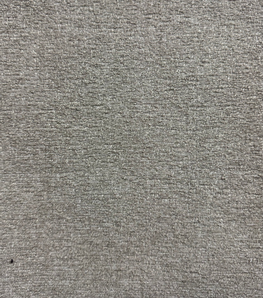 Close-up of a textured gray fabric surface
