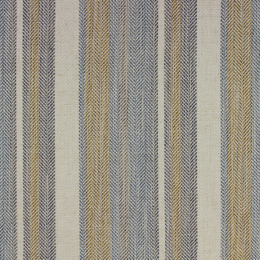 Textured fabric with horizontal stripes in beige, brown, and gray.