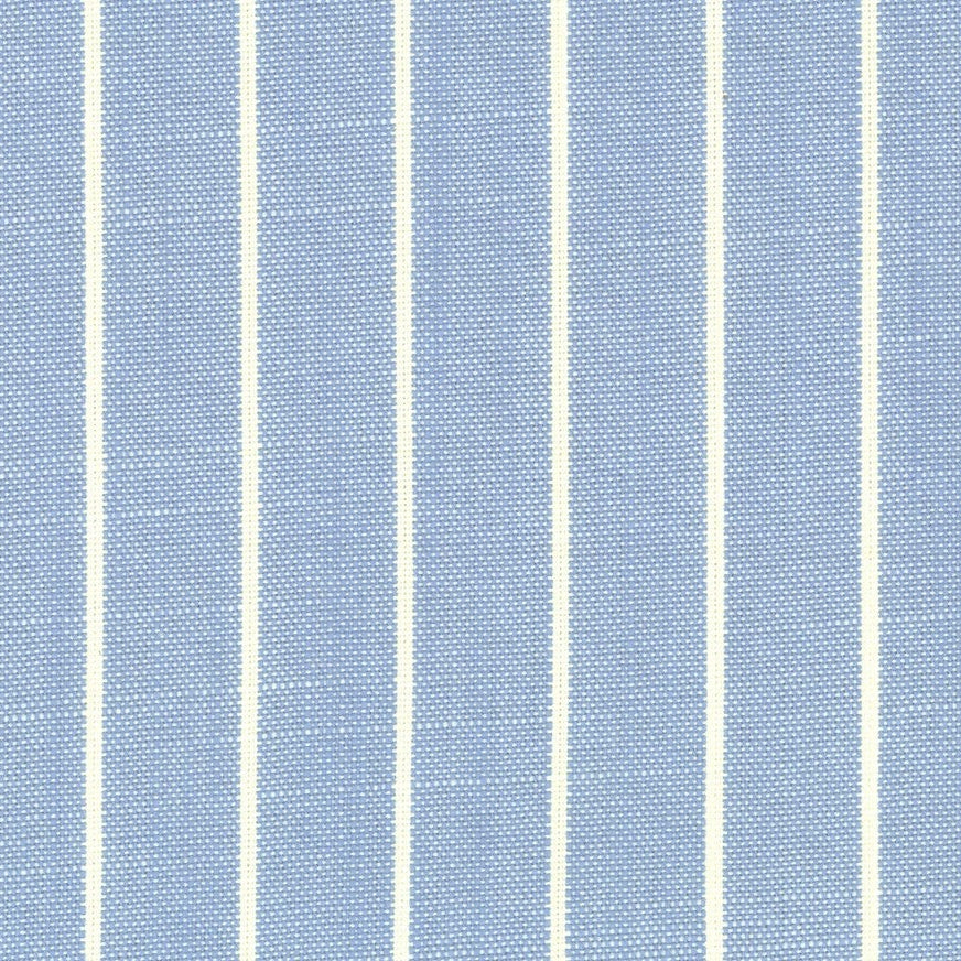 blue and white vertical stripe fabric