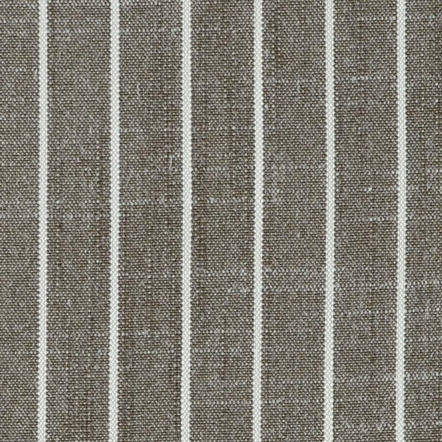 brown and white striped fabric