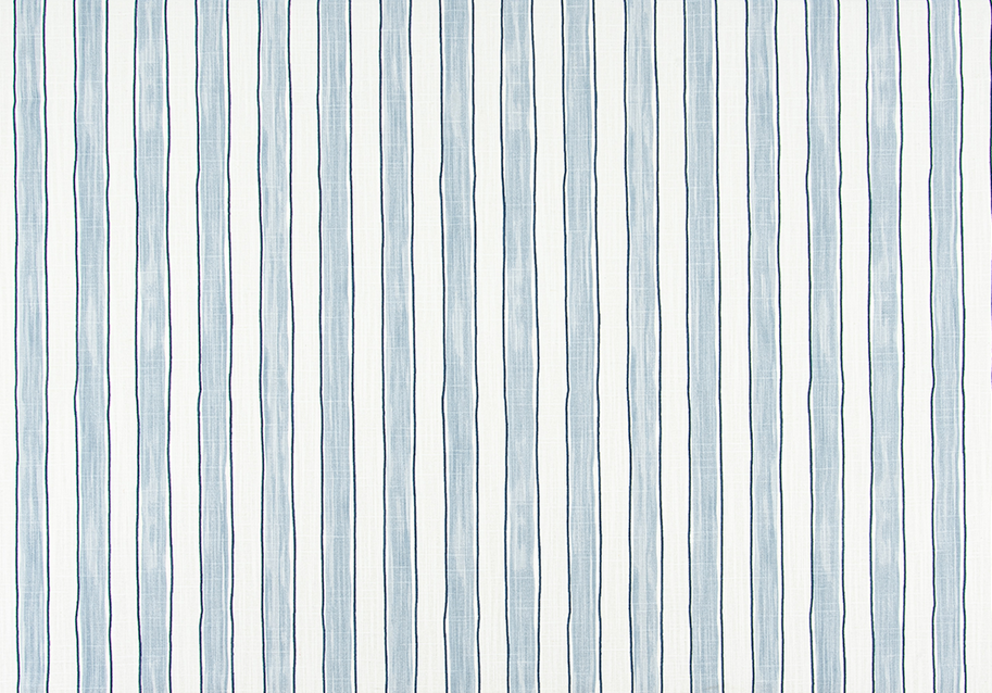 blue striped fabric