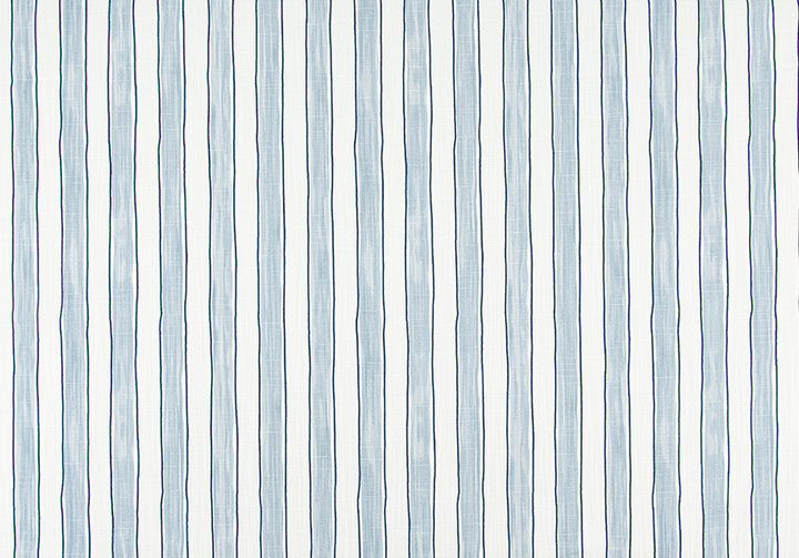 blue striped fabric