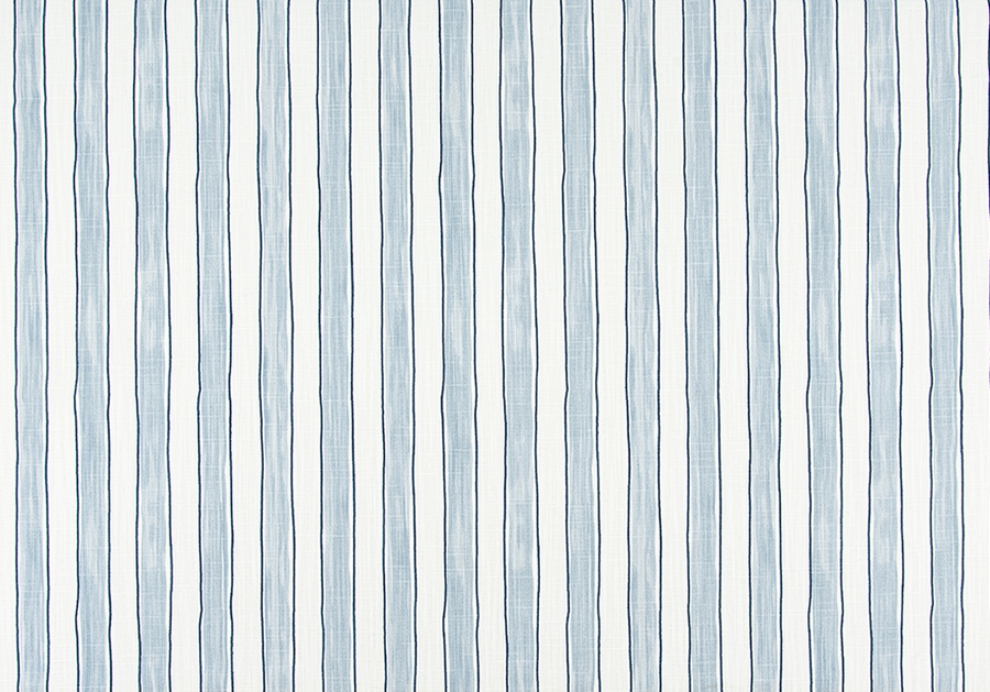 blue striped fabric
