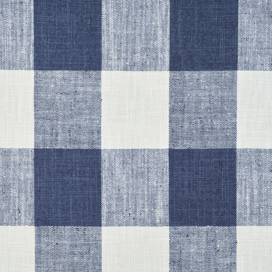 navy and white checkered fabric