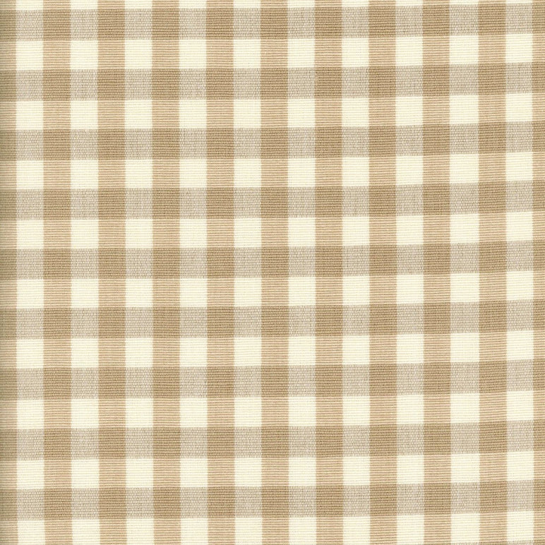 beige and white checkered gingham fabric