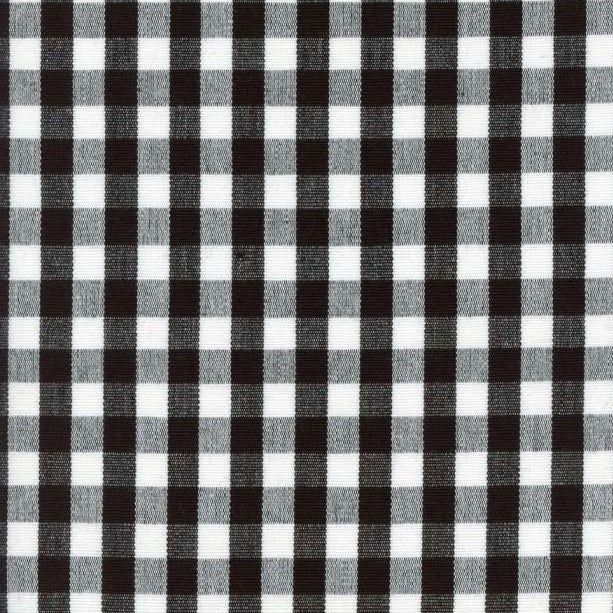 Black and white checkered fabric 