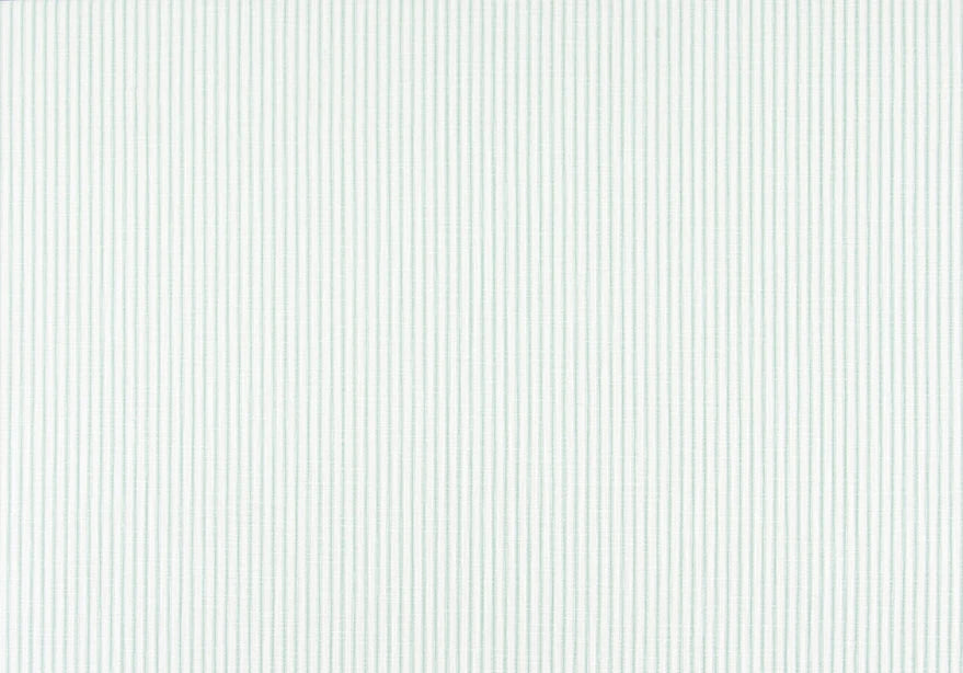 Fabric with thin blue stripes on a white background