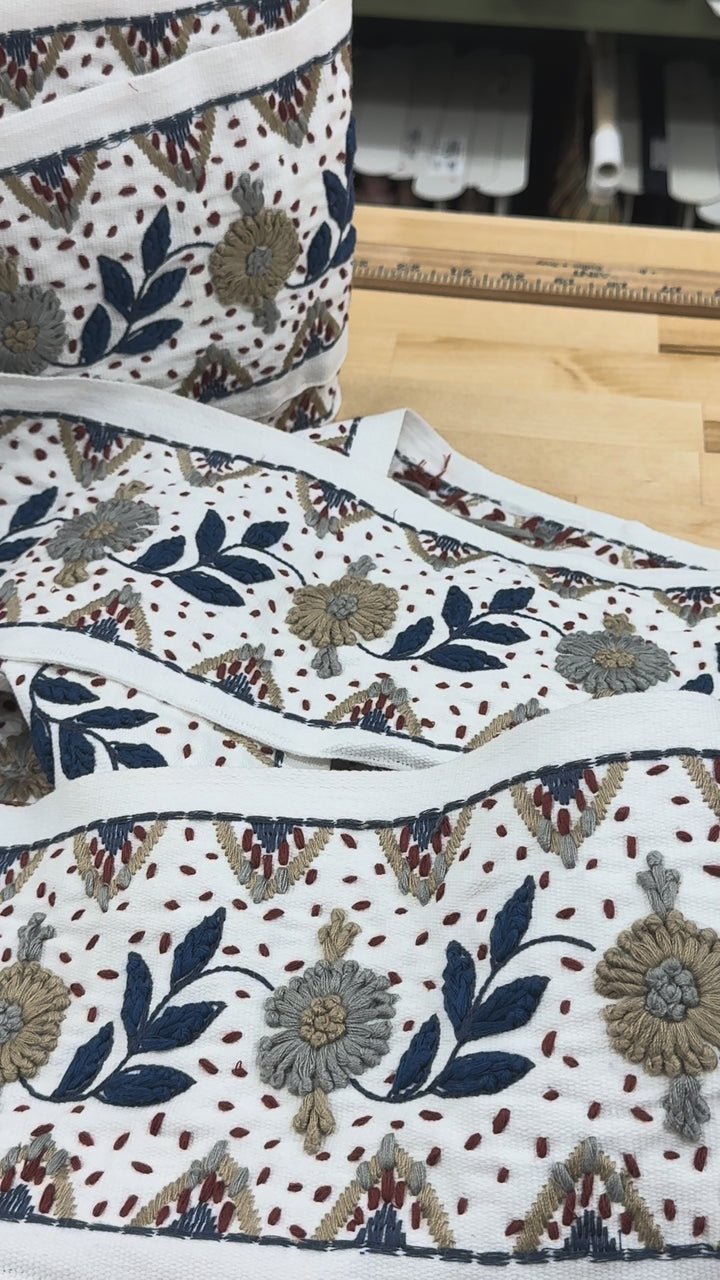 CRC Style #319 Canvas Embroidered Tape Trim