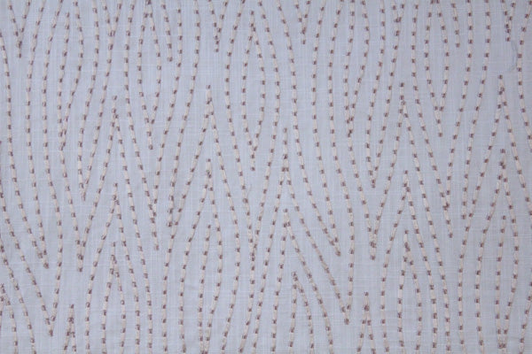 embroidered, striped, dotted, drapery and bedding fabric