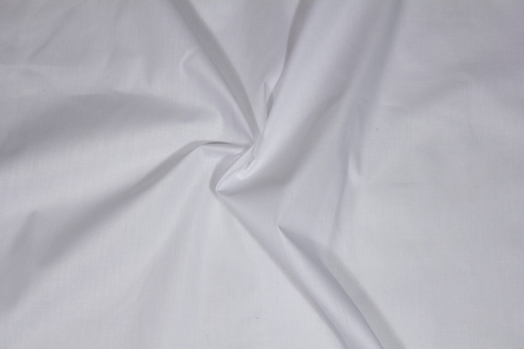 Poly Cotton Lining – White